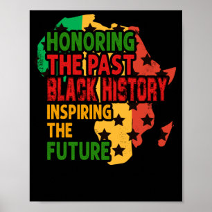 Att hedra den senaste svarta historien som inspire poster