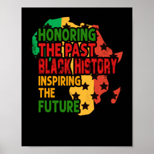 Att hedra den senaste svarta historien som inspire poster