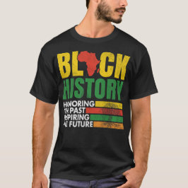 Att hedra det förflutna som inspirerar det framtid t shirt