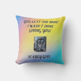 Att hedra din älskade Pet: Heartfilt Memorial Kudde