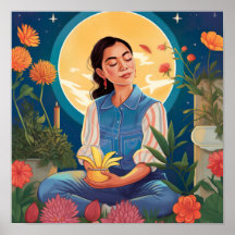 Att hedra hennes föregångare och Måne-utskriften