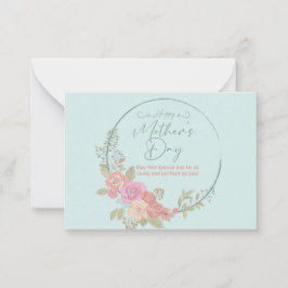 Att hedra mamman på hennes speciella dag anteckningskort