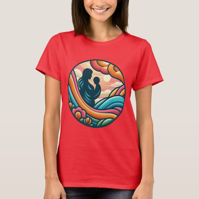 Att hedra Mammor Women's Basic T Shirt (Framsida)