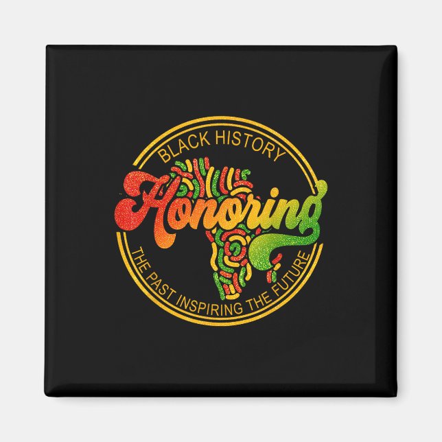 Att hedra tidigare inspirerande framtida Manar Wom Magnet (Framsidan)