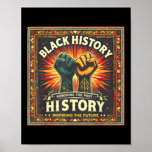 Att hedra tidigare inspirerande framtida Manar Wom Poster (Framsidan)