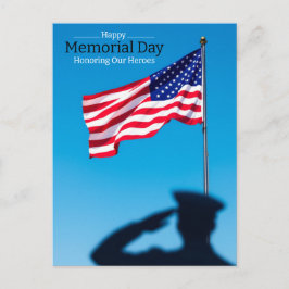 Att hedra våra hjältar - minnesdagen i Lycklig Helg Vykort