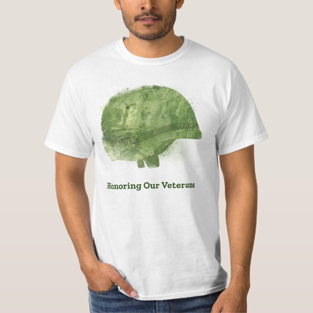 Att hedra våra veteraner t shirt (Framsida)