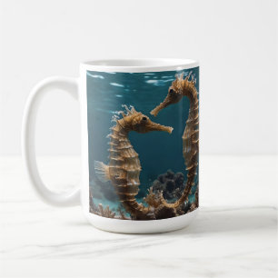 att hitta en friend-sjöhäst under havet, kaffemugg