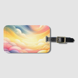 Att hitta fred i Puffy Dreamy Coluds Bagagebricka