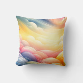 Att hitta fred i Puffy Dreamy Coluds Kudde