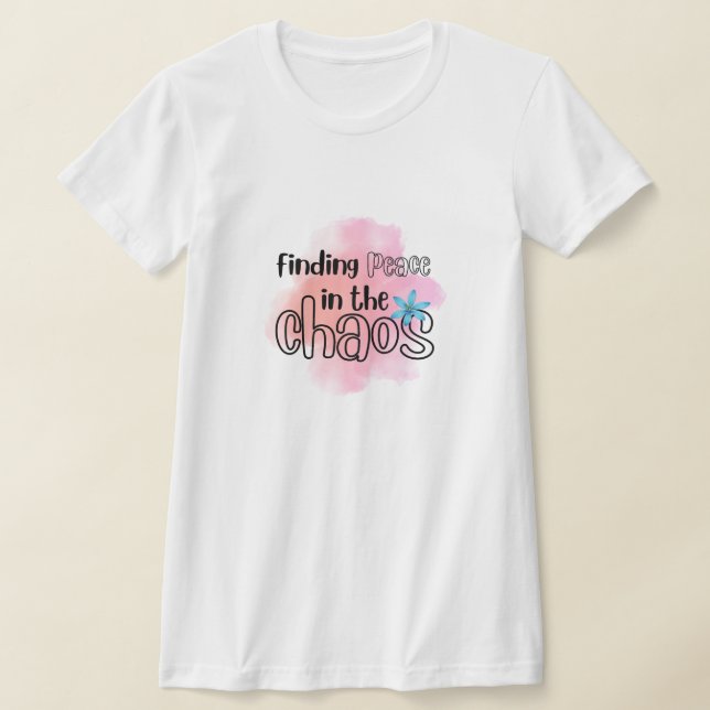 Att hitta fred t shirt (Laydown)