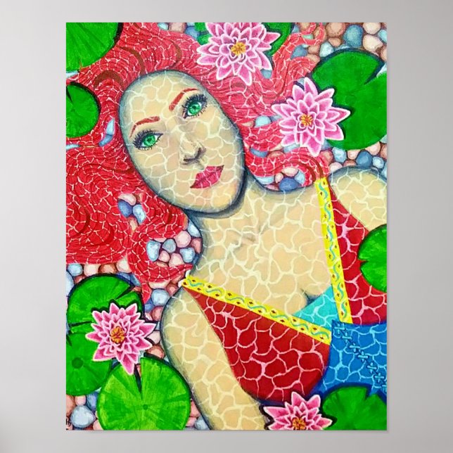 Att hitta fred under Lilies Poster (Framsidan)