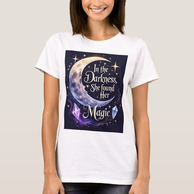 Att hitta magi inom sig själv t shirt (Framsida)