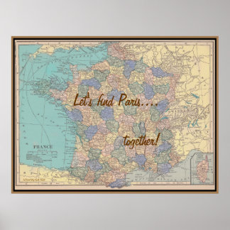 Att hitta Paris tillsammans Poster