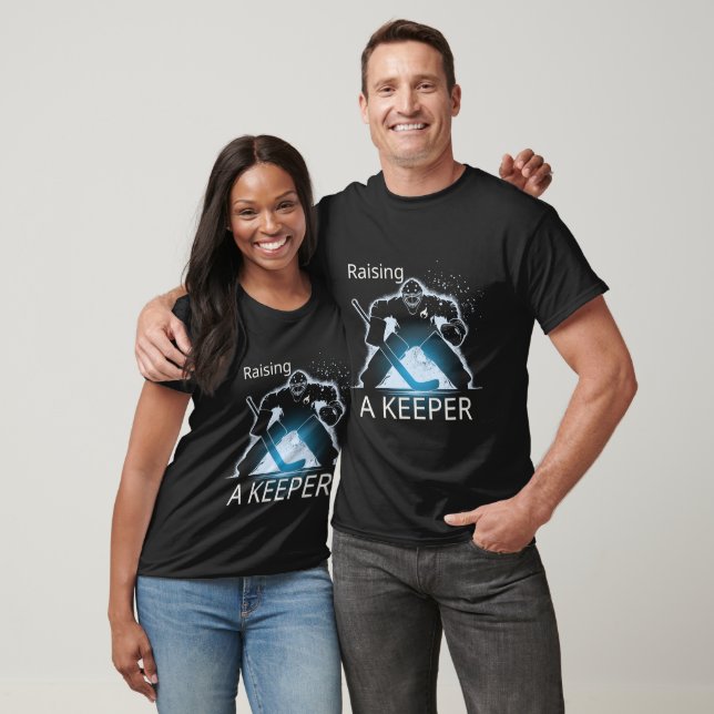 Att höja en boskapshögskola i Goalie Ice Hockey Ma T Shirt (Unisex)