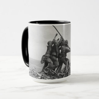 Att höja Flagga på Iwo Jima Mugg