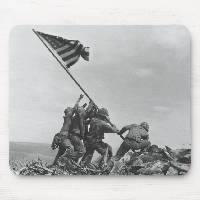 Att höja Flagga på Iwo Jima Musmatta (Framsidan)