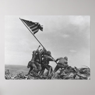 Att höja Flagga på Iwo Jima Poster