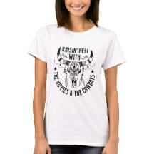 Att höja helvetet med Hippies och Cowboys T-Shirt