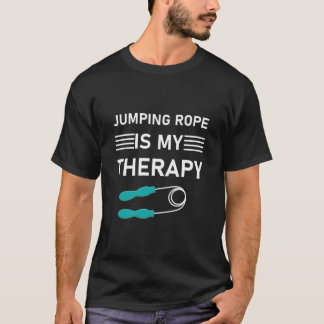 Att hoppa är min terapi - hoppa rep t shirt