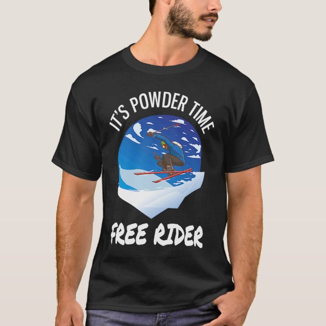 Att hoppa över att det är en fri riderfri strömnin t shirt (Framsida)