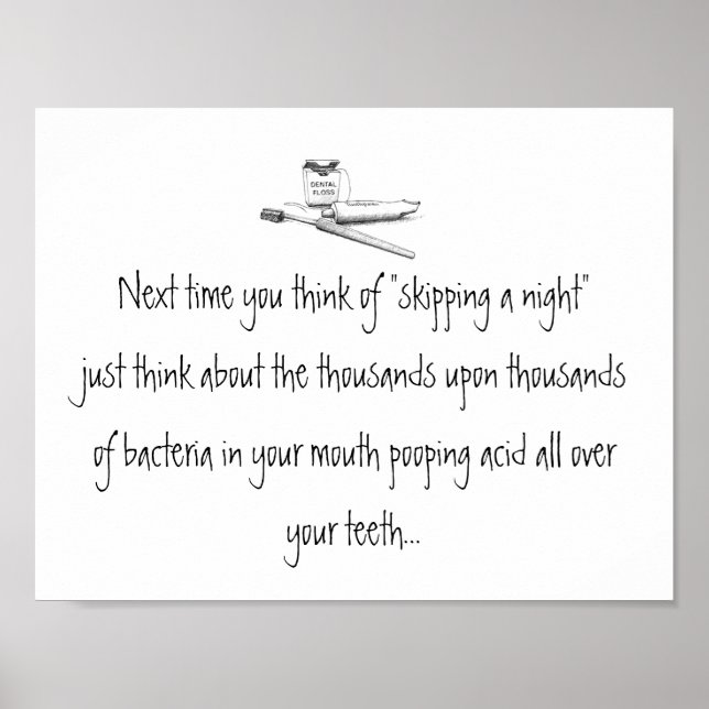 Att hoppa över en natt av Poster från brushen Dent (Framsidan)