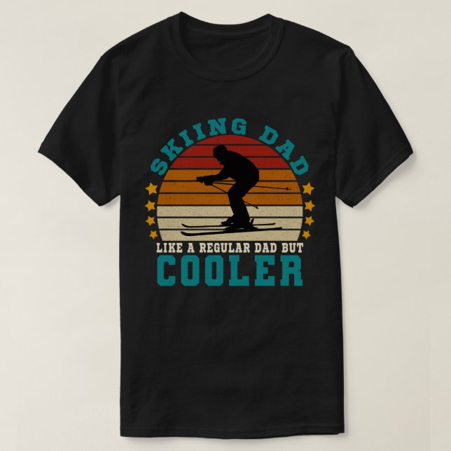 Att hoppa över Pappa som ett vanligt Pappa men kyl T Shirt (Design framsida)