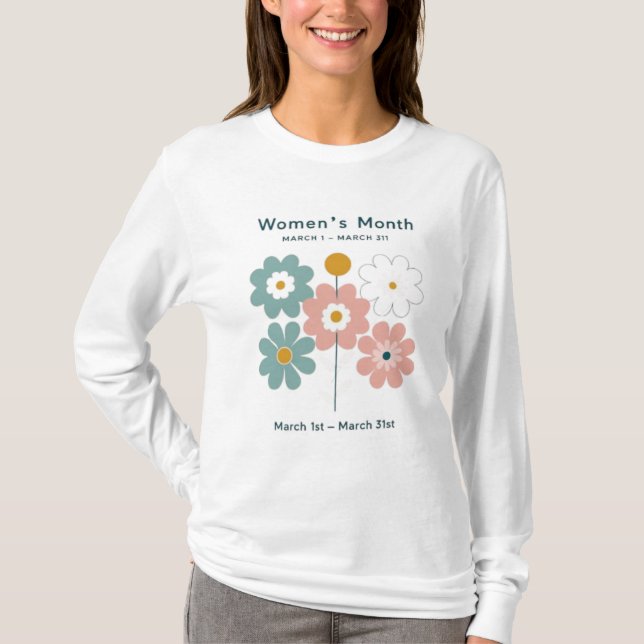 Att hylla kvinnornas styrka och inspiration t shirt (Framsida)