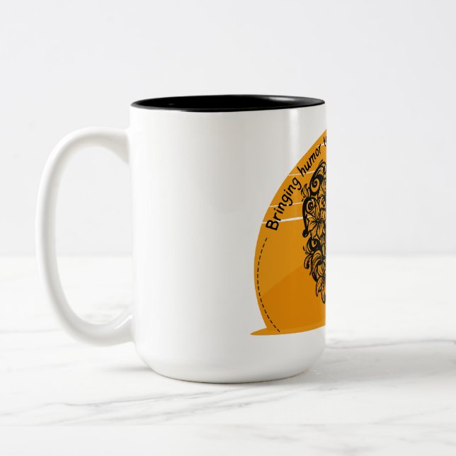 "Att infektera hälsovården med humor, vår poddsänd Två-Tonad Mugg (Vänster)