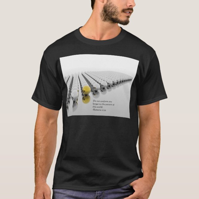 Att inordna sig inte t-shirt (Framsida)
