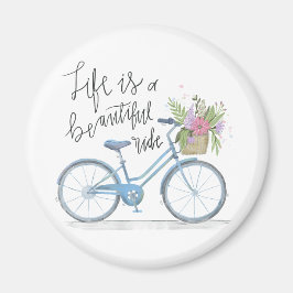 Att inspirera livet är en vacker rid | Magnet