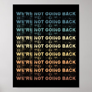 Att inte åka tillbaka till Harris 2024 Omröstning Poster