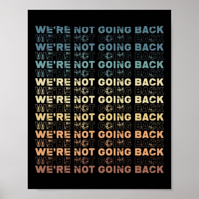 Att inte åka tillbaka till Harris 2024 Omröstning  Poster (Framsidan)