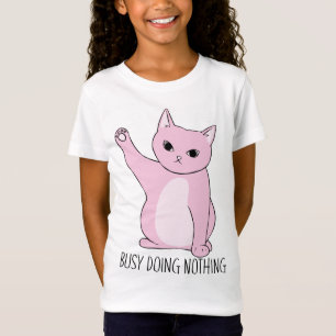 Att inte göra nåt roligt kattungar t shirt