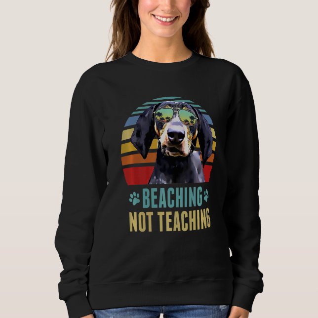 Att inte lära sig Hund Summ för bockkonhound T Shirt (Framsida)