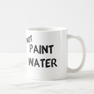 Att inte måla vatten kaffemugg