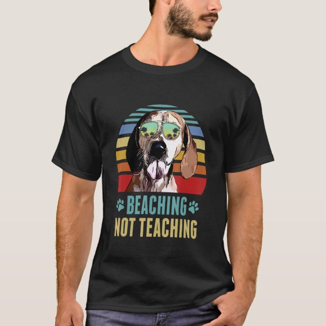 Att inte undervisa amerikanska engelska Coonhound  T Shirt (Framsida)