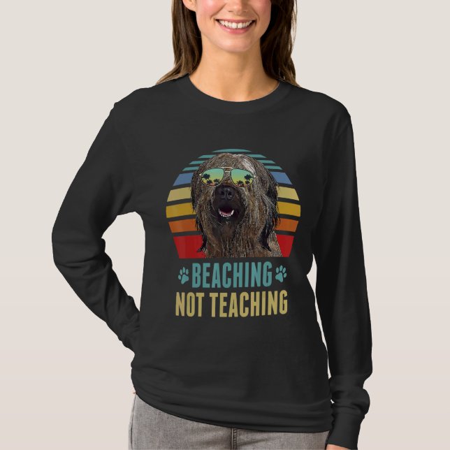 Att inte undervisa Hund Lärare sommar T Shirt (Framsida)