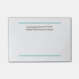 Att intressera pekar av beskådar postar det post-it block