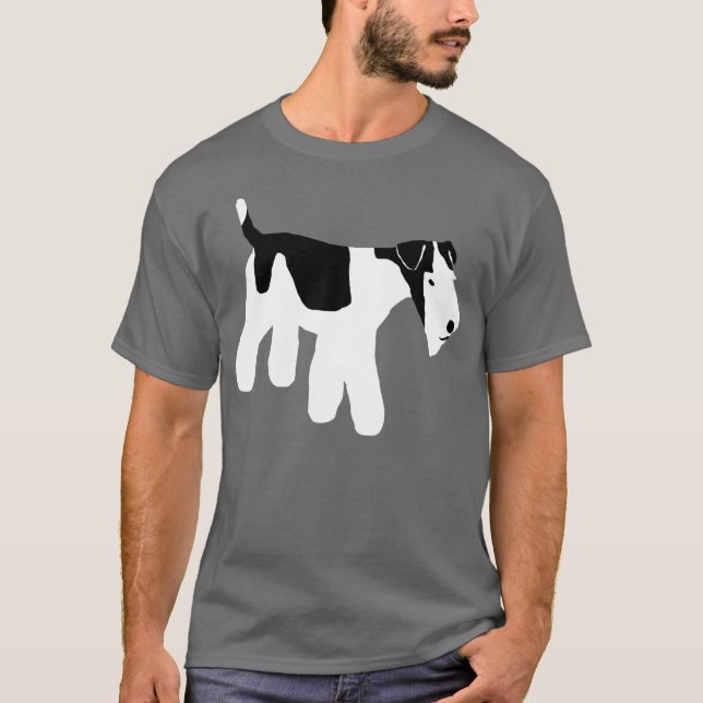 Att irra binder foxterrier t-shirt (Framsida)