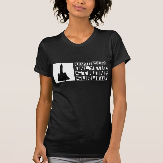 Att iscensätta för rymd överlever t-shirt (Framsida)