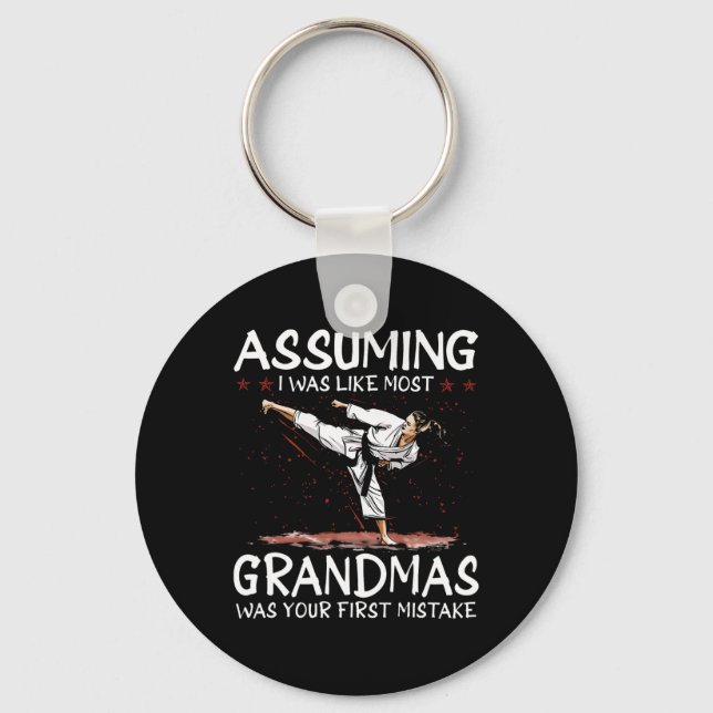 Att jag var som de flesta mormor. nyckelring (Framsida)