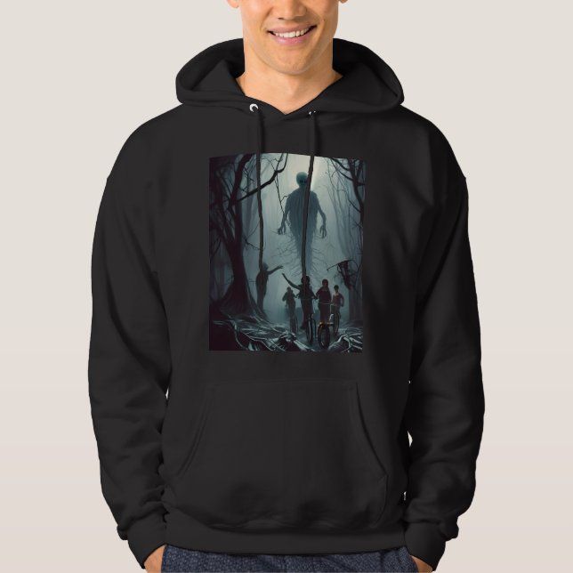 Att jaga de onda hoodie (Framsida)