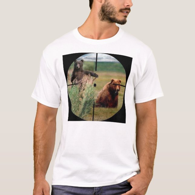 Att jaga för björn - skjuta honom tee shirt (Framsida)