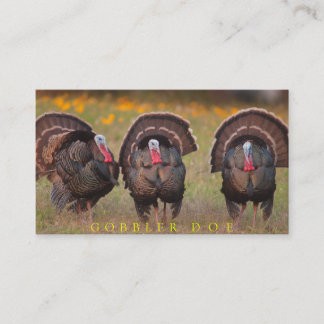 Att jaga vägleder dubbelsidigt visitkort