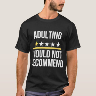 Att justera en klassificering skulle inte rekommen t shirt