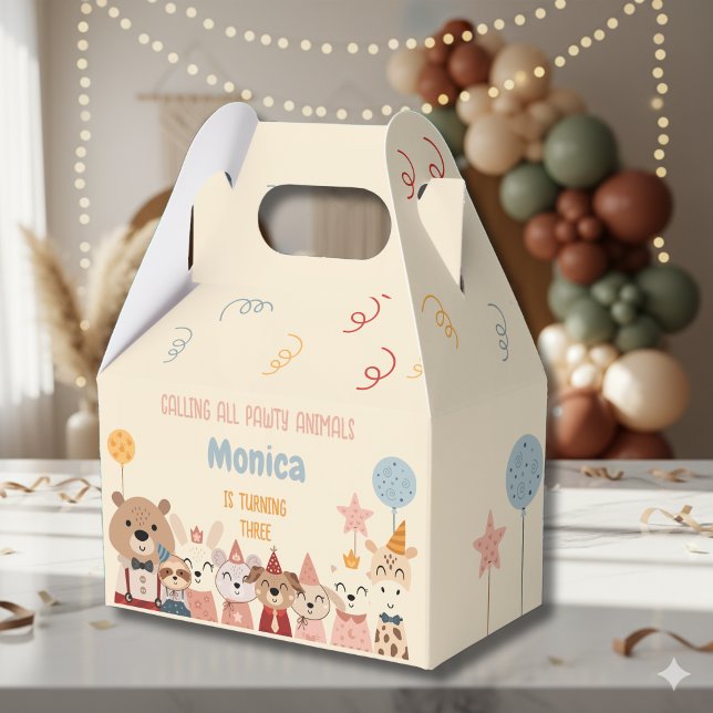 Att kalla alla födelsedagsfester för smådjur presentaskar (Skapare uppladdad)