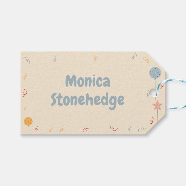 Att kalla alla födelsedagsfester för smådjur presentetikett (Framsidan (Horisontell))