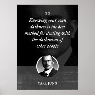 Att känna till sitt eget mörker är den bästa metod poster