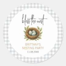 Att kapa Party Bless the Nest Neutralt Baby Shower